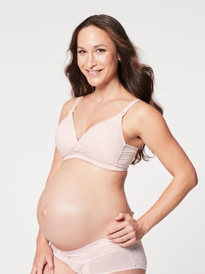 mousse nursing bra - pink