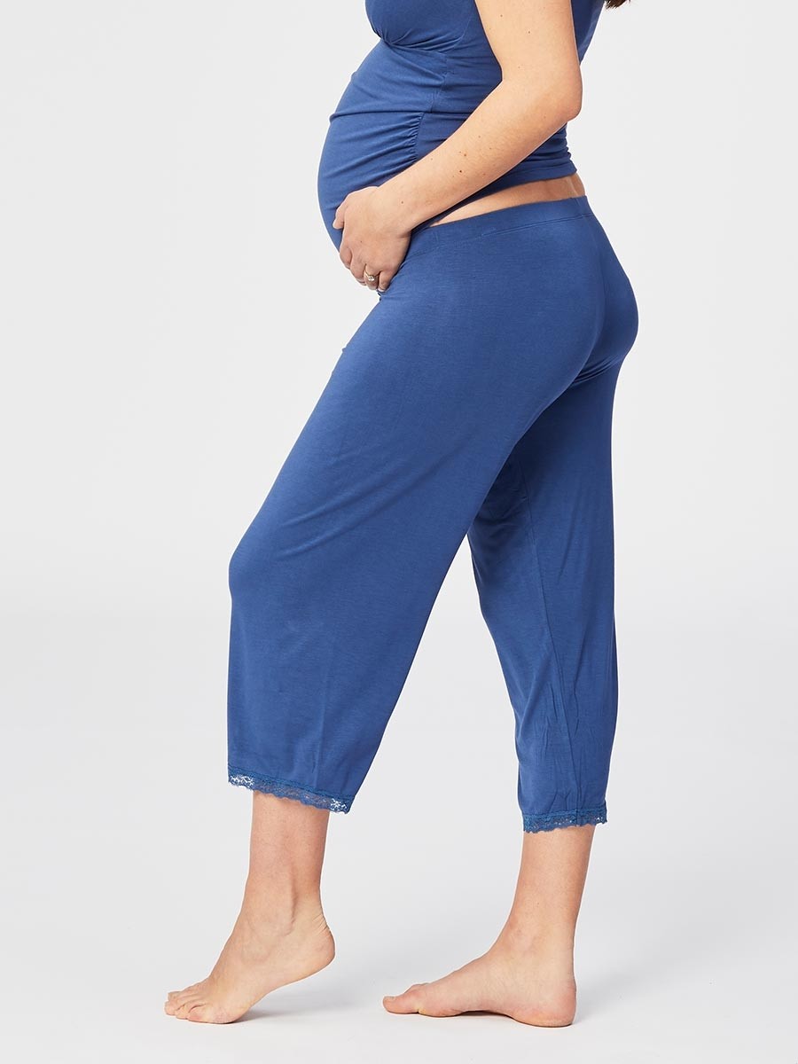 Maternity Mommy and Me Athletic Pants - Blue – mypetiteandme