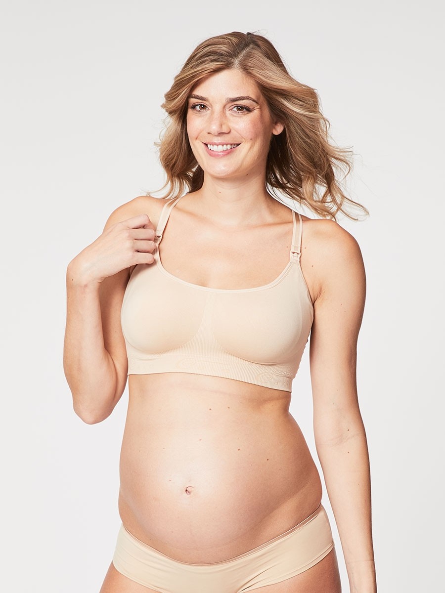 cotton candy nursing bra - beige