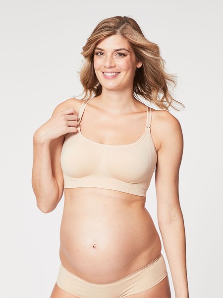 Cotton Candy Seamless Nursing Bra - Beige