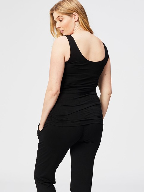 ruched maternity tank