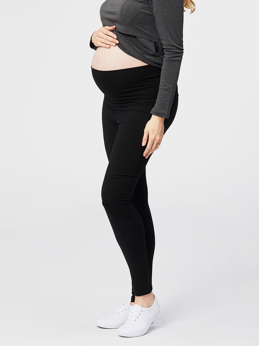 Maternity Cream High Neck Oversized Sweater Dress | PrettyLittleThing USA