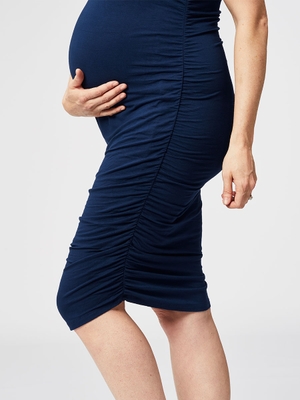 eclair maternity dress - navy