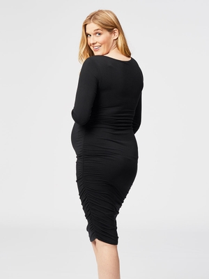 jam maternity dress - black