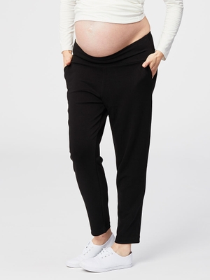 aniseed maternity ponte pants - black