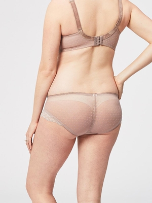 timtams lace brief - taupe