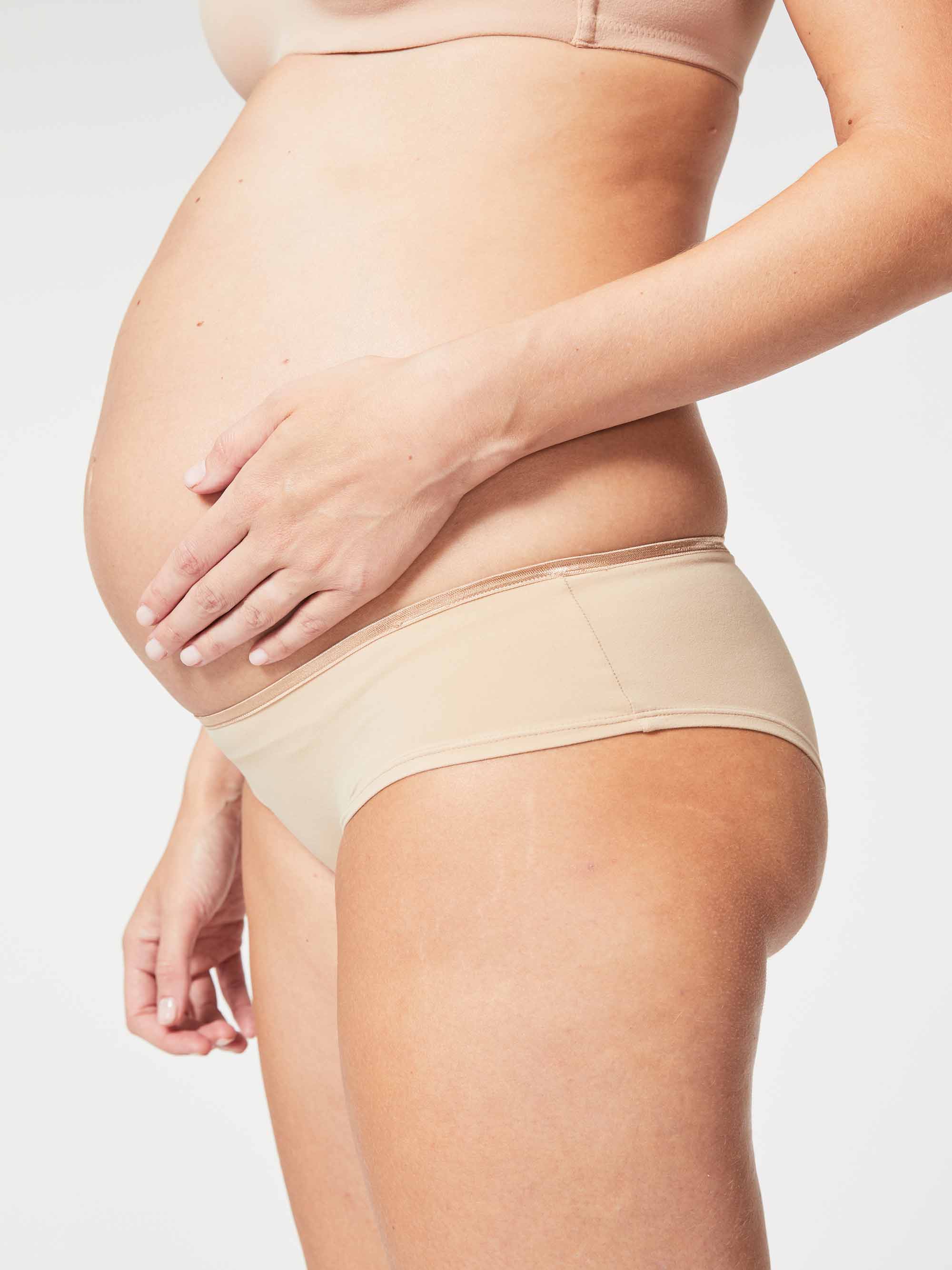 croissant bikini brief - beige