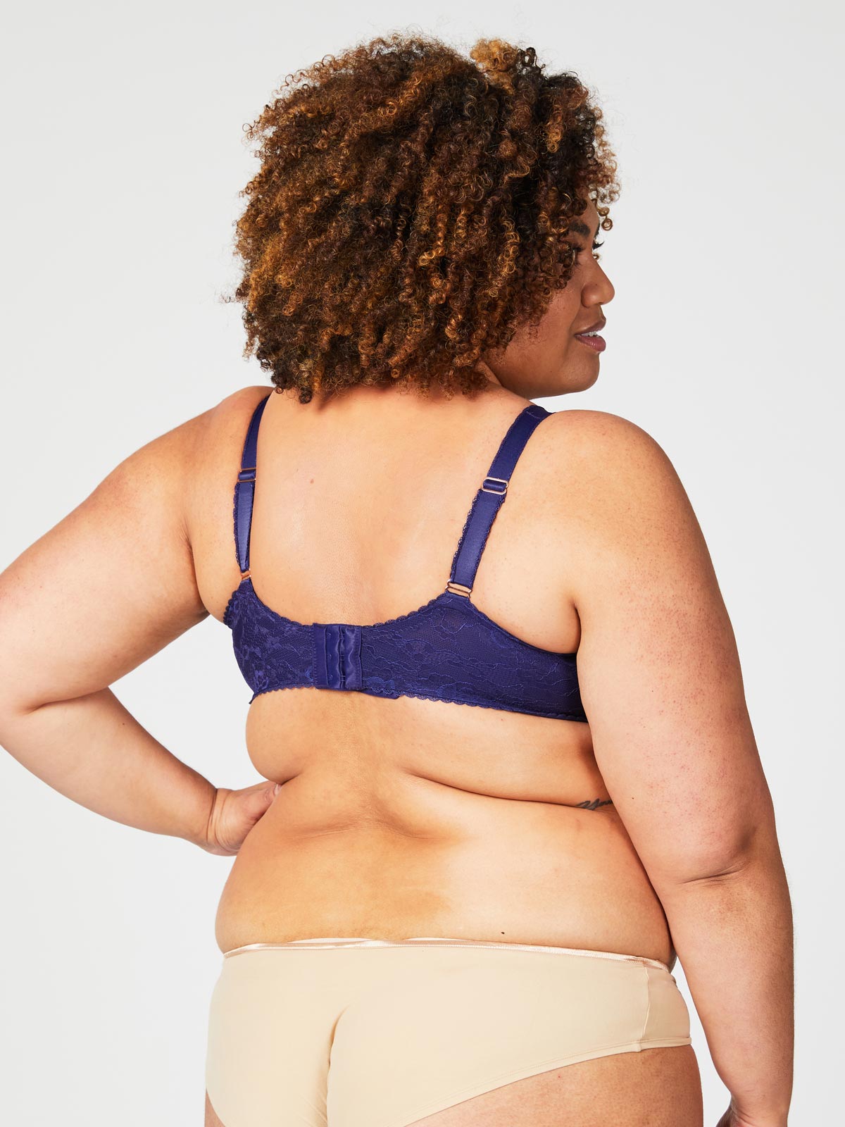 tea non wire nursing bra - blue