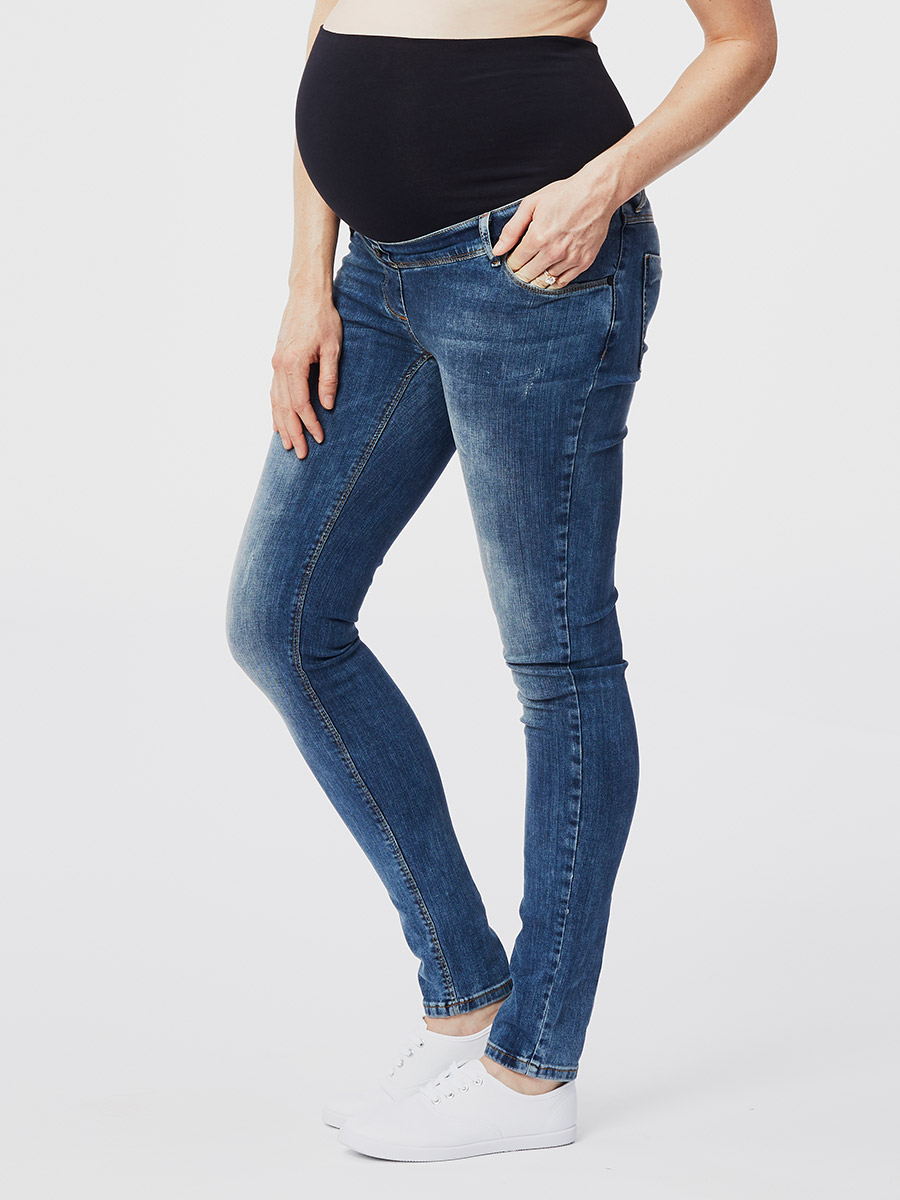destroyed maternity jeans 32