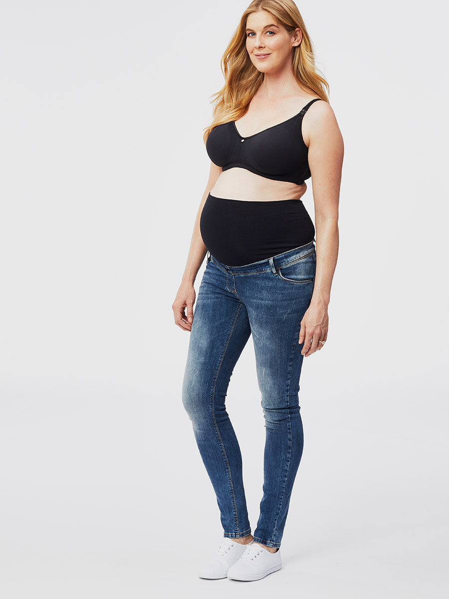 destroyed maternity jeans 32