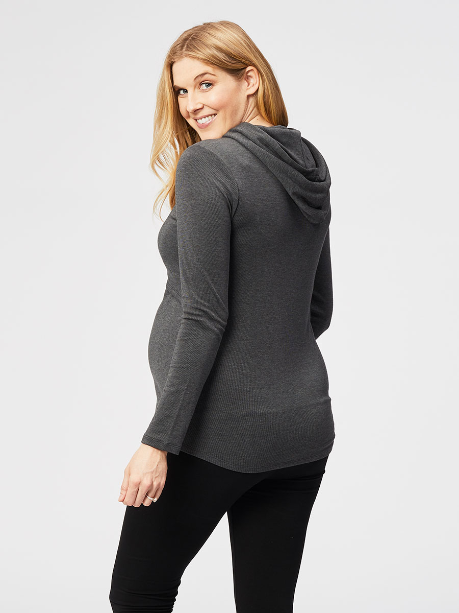 Maternity cowl neck outlet sweatshirt