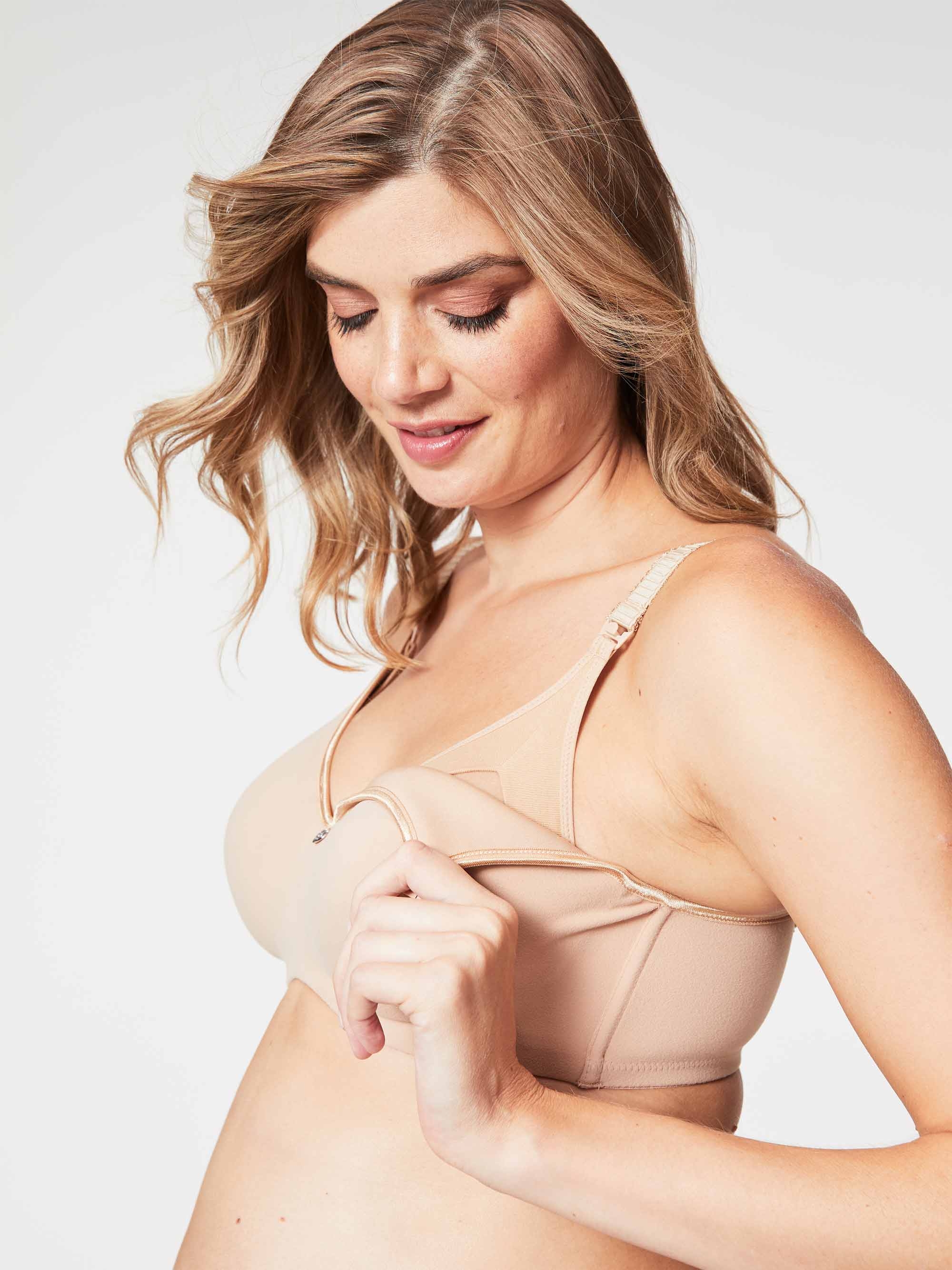 Custom Lace Decor Snap Pregnant Breastfeeding Bra 100% Cotton Soft Comfy  Bralette Maternity Nursing Bra - China Underwear and Women Underwear price