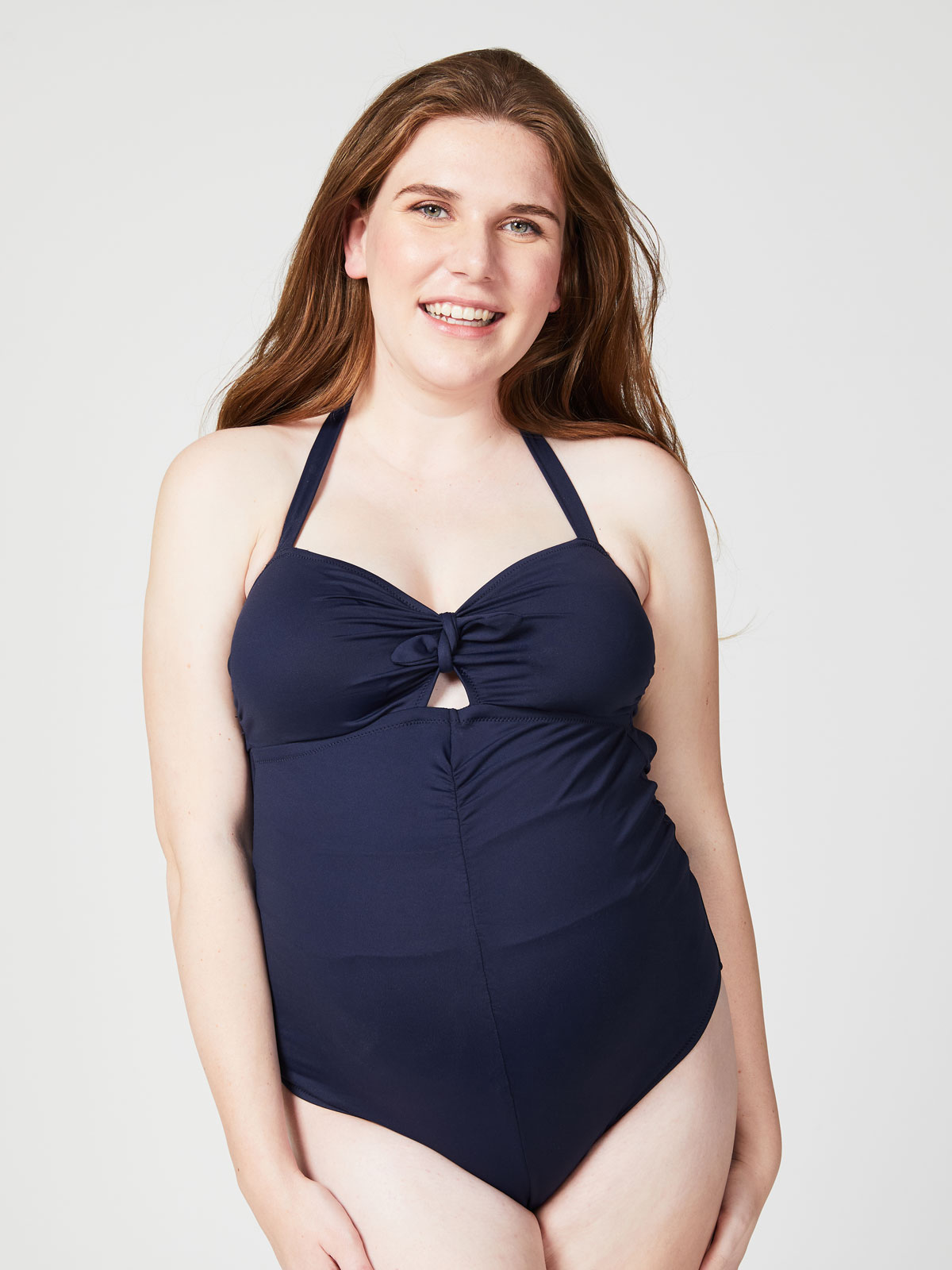 Mineral One-Piece Ruched Maternity Swimsuit | Cake Maternity