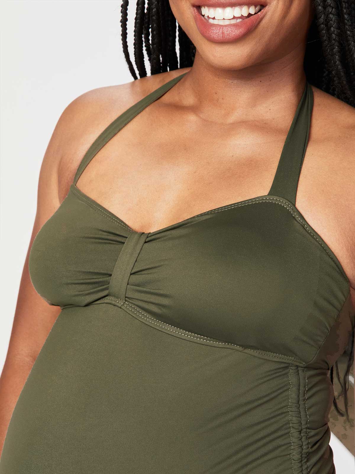 coconut tankini - khaki