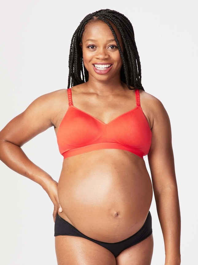 Buddy Seamless T-shirt Nursing Bra - Pink