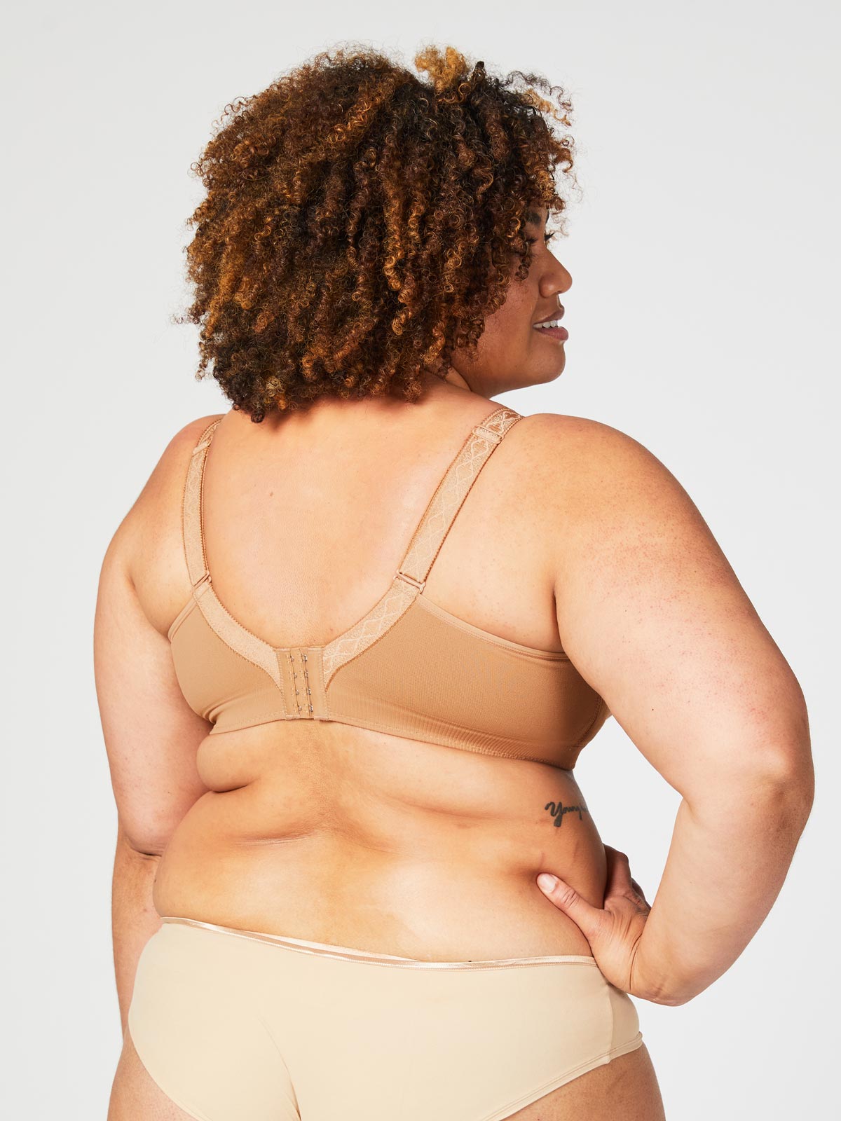 popping candy nursing bralette - mocha