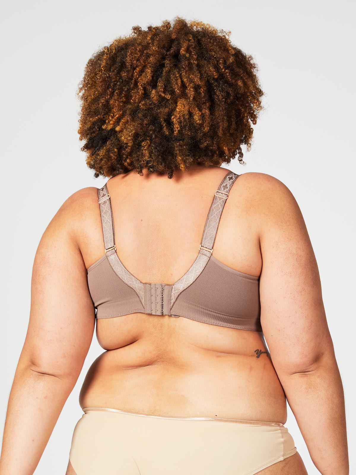 popping candy nursing bralette - cocoa