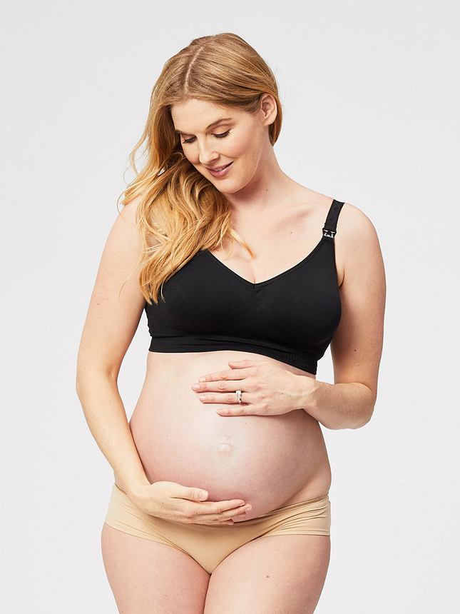 Popping Candy Maternity & Nursing Bralette (F - H Cup) - Black