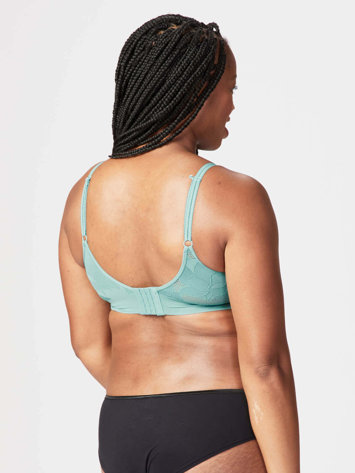 freckles recycled nursing bra - teal