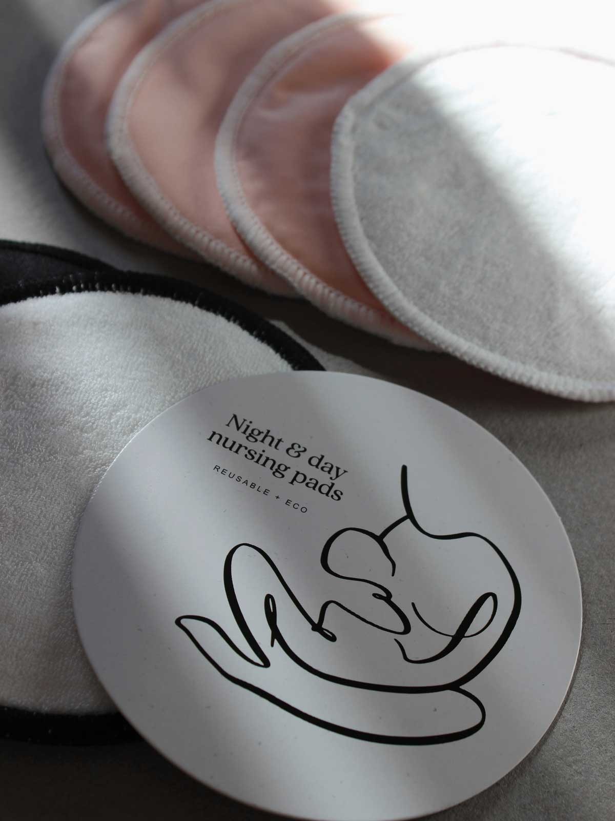 6 12 Pack Reusable Nursing Pads Leak Proof Ultra Soft Washable For  Breastfeeding Moms, Shop Now For Limited-time Deals