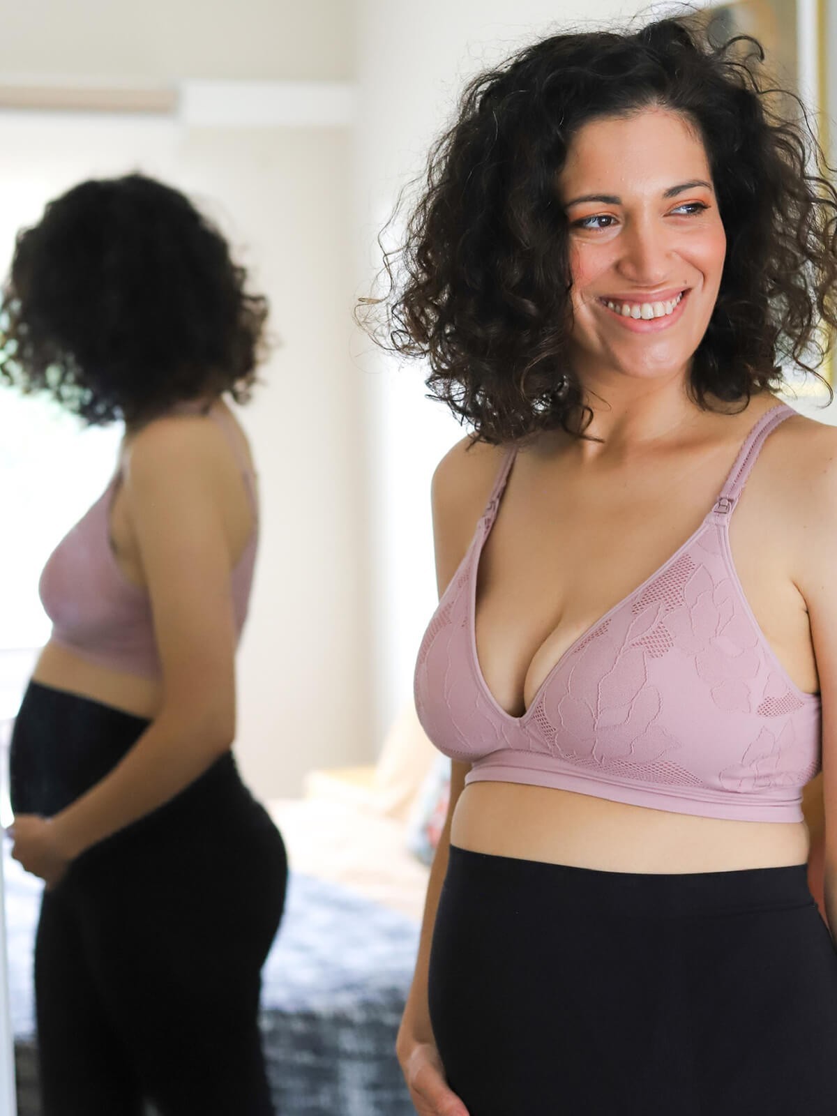 freckles recycled nursing bra