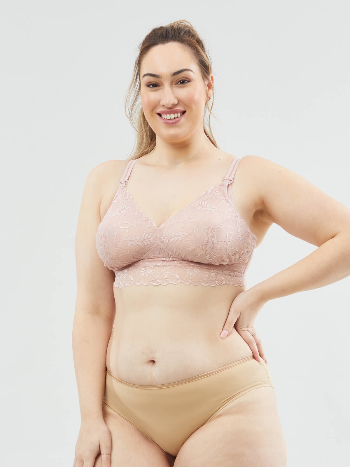 chantilly nursing bralette