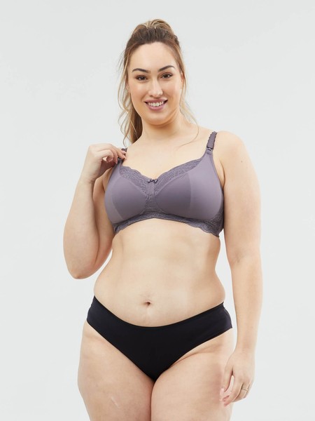 Taffy Busty Nursing Bra - Grape