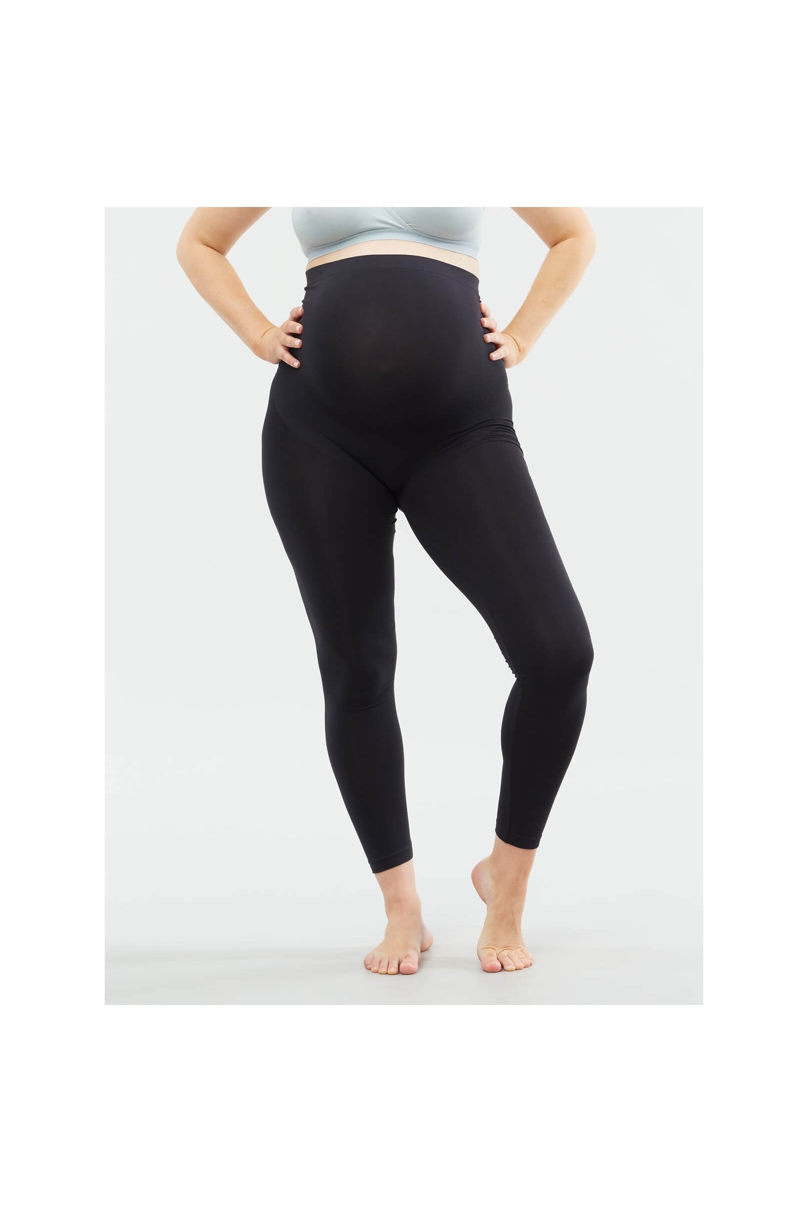 Seamless Fleece Lined Over The Belly Maternity Leggings  Maternity leggings,  Black spandex leggings, Maternity jeggings