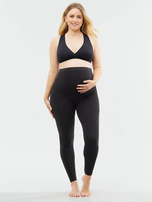 honey modal pregnancy legging - black