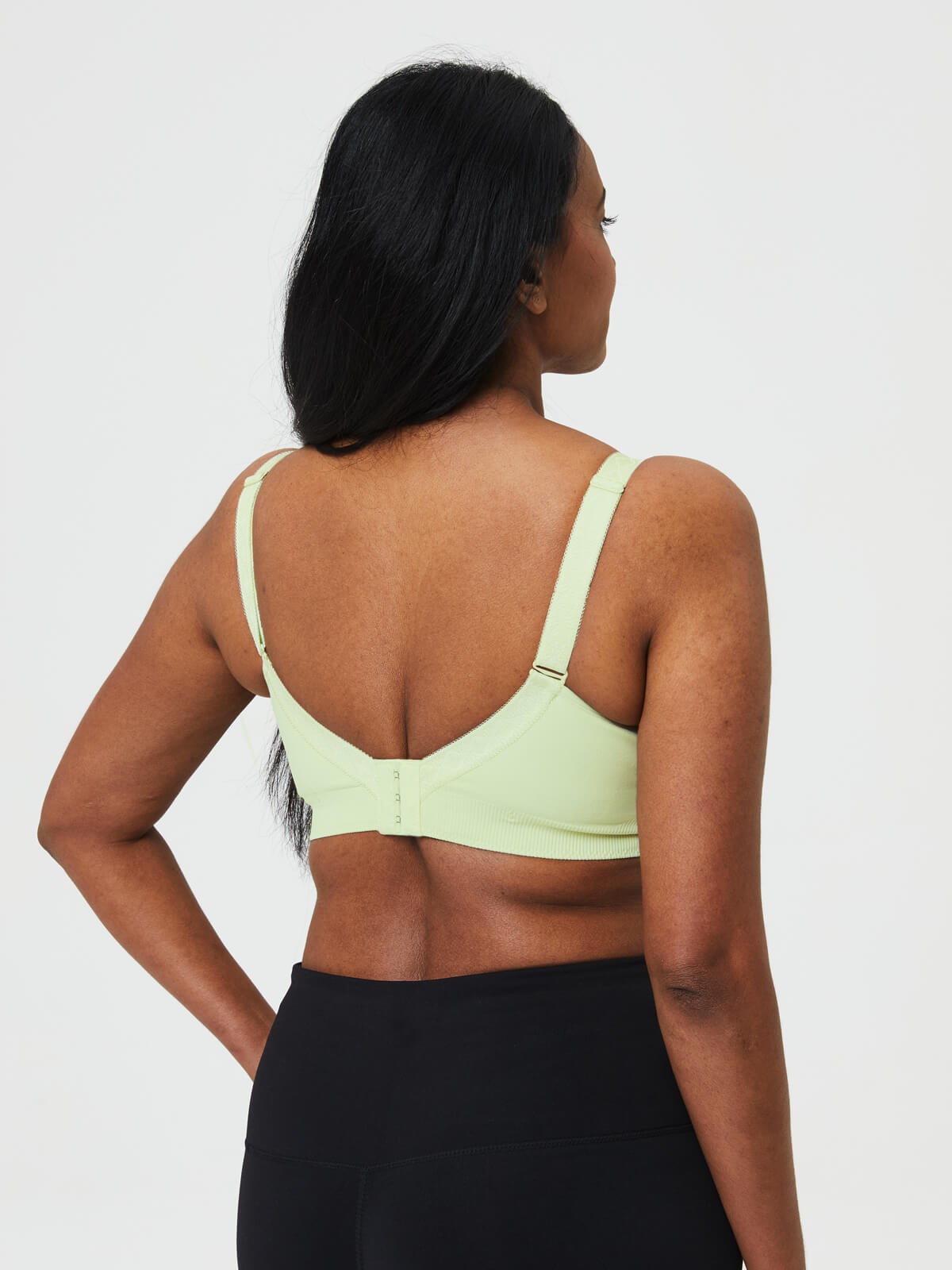 popping candy nursing bralette - mint green