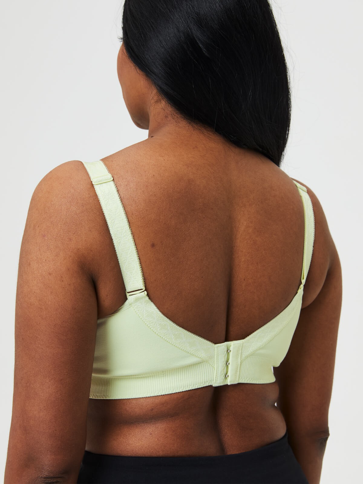 popping candy nursing bralette - mint green
