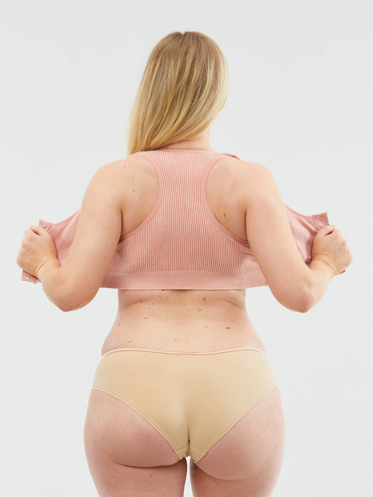 biscotti nursing bra - rose