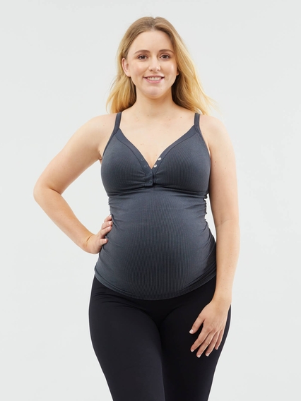 Ejoyous 3Colors 3Sizes Slim Breastfeeding Tank Top with Built-in Nursing Bra  Maternity Vest Undershirt, Maternity Tank Top, Maternity Vest 