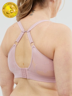 freckles recycled nursing bra - mauve