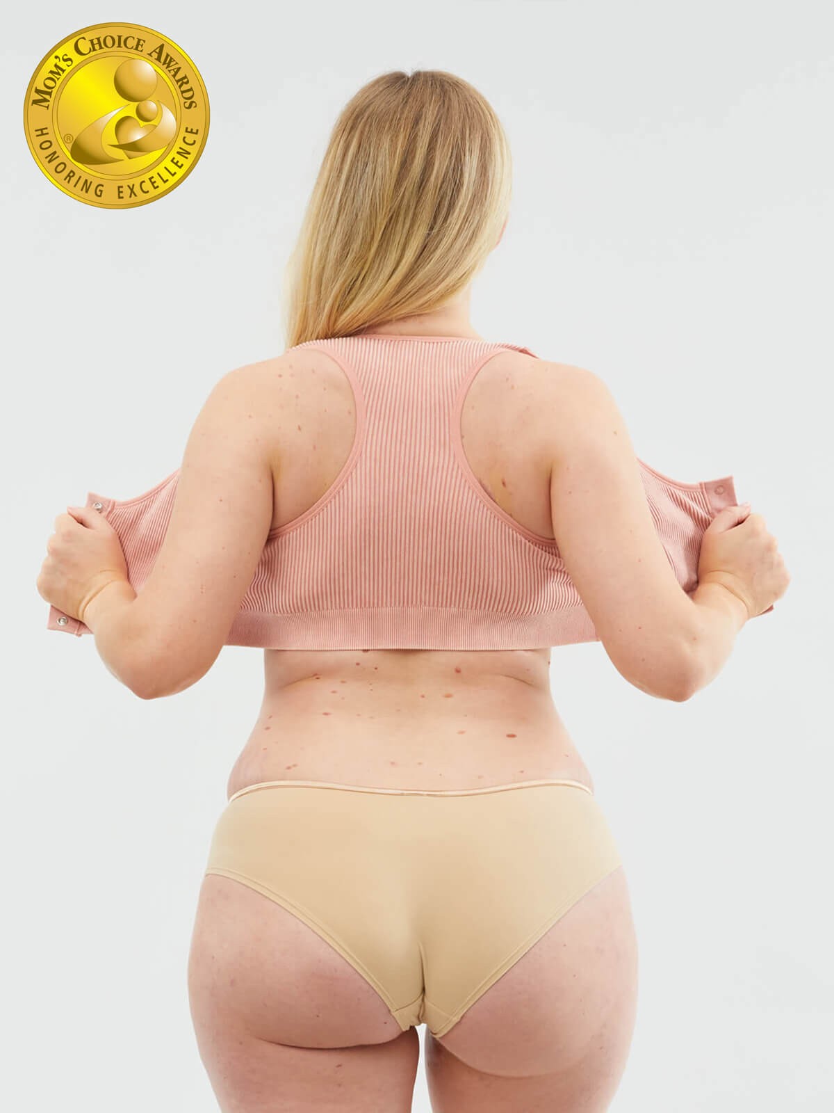 biscotti nursing bra - rose