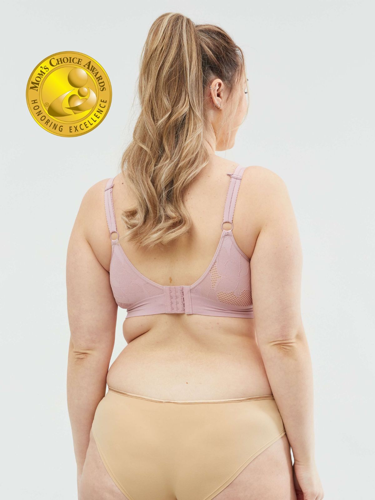 freckles recycled nursing bra - mauve