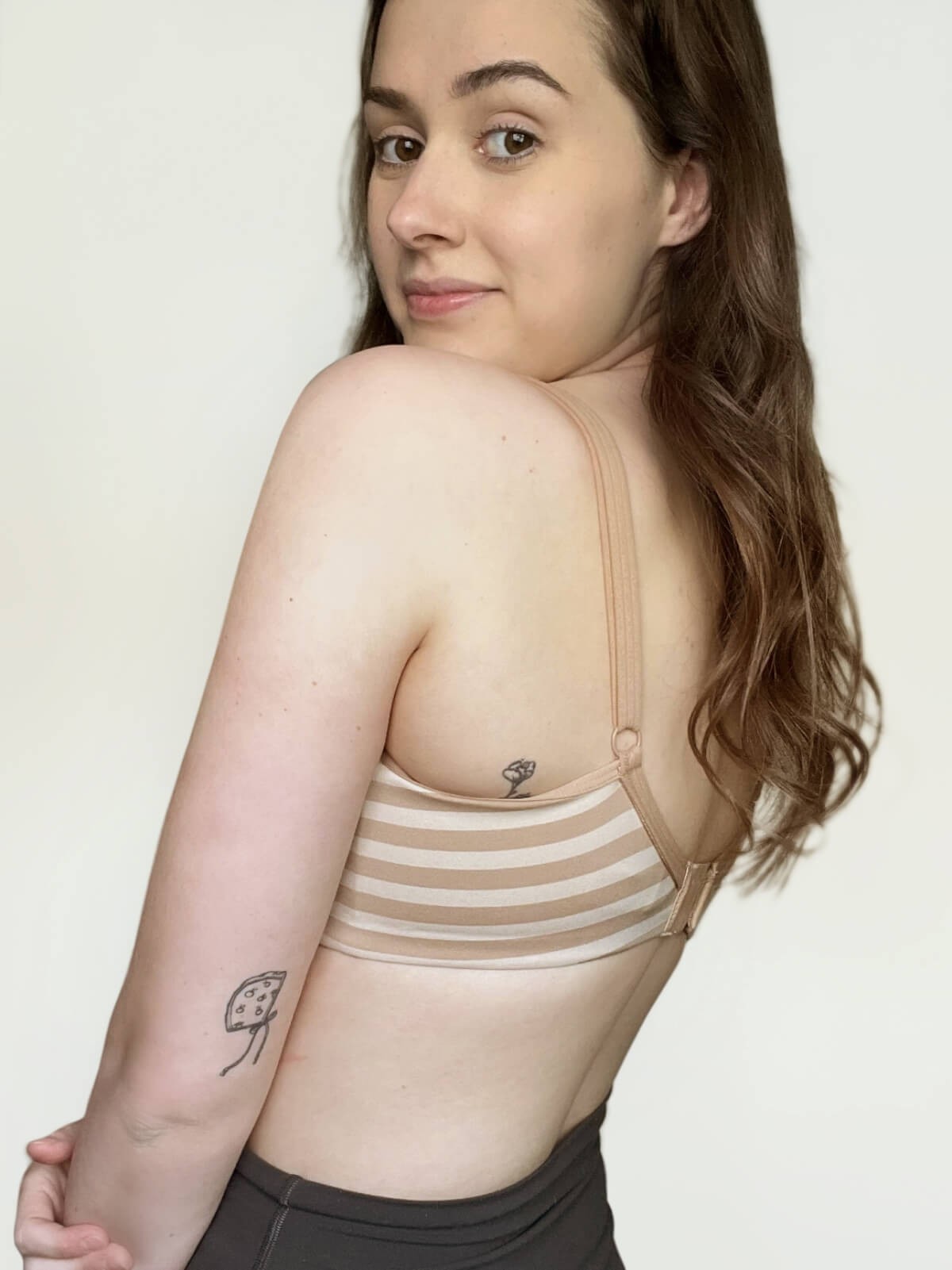 lamington nursing bra - beige