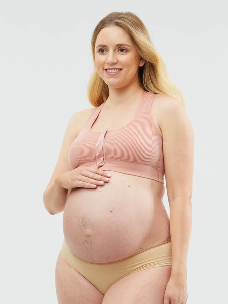 Biscotti Skin To Skin Leakproof Nursing Bra - Rose