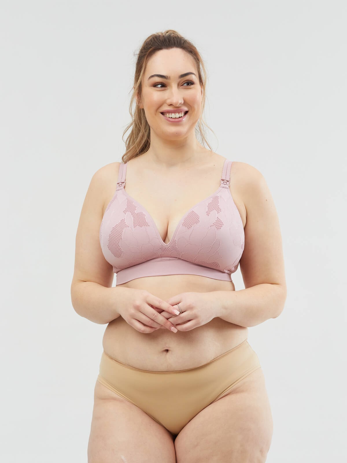 freckles recycled nursing bra