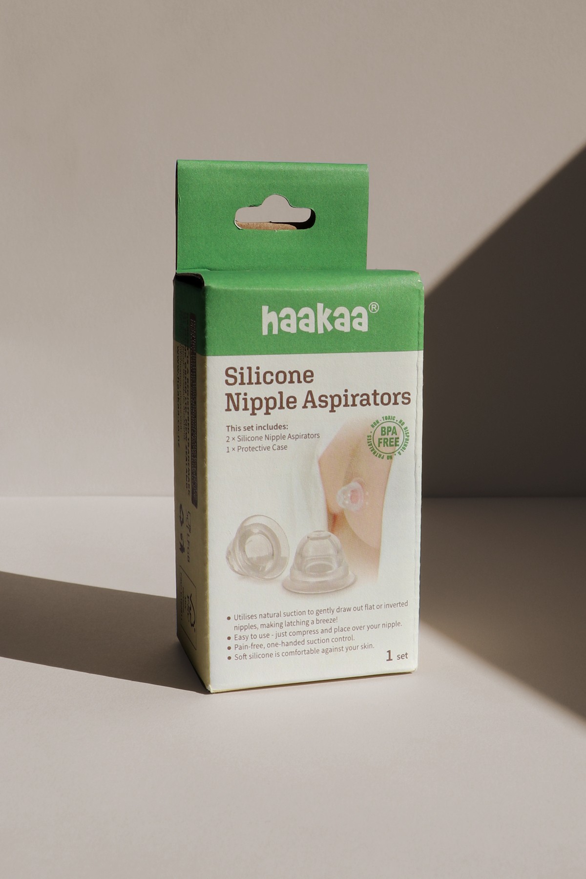  Haakaa Silicone Nipple Shields 2pk : Baby