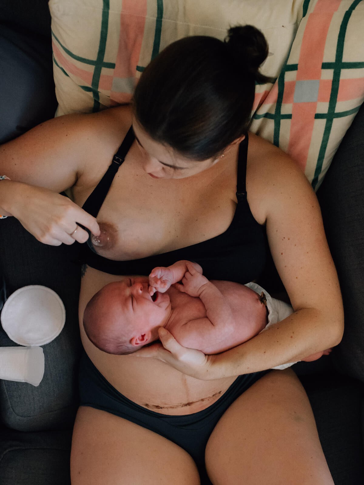 cotton candy nursing bra