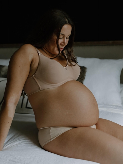 Cheap Maternity Underwear Bra+panty Nursing Bras Set for Feeding Pregnant  Women Sports Sleep Nurse Bras
