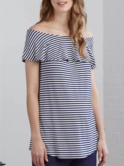 maternity ruffle top