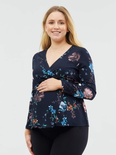 floral maternity top
