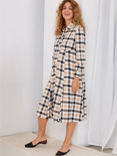 maternity shirt dress