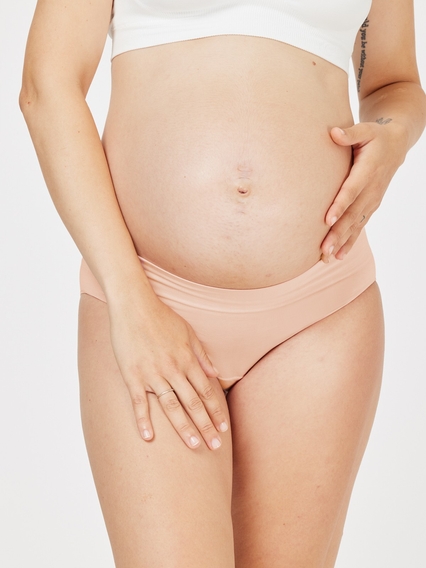 Maternity Thongs Adjustable Bra Maternity Pregnant Women's Breastfeeding  Underwear Postpartum Clothes (Blue, 85)