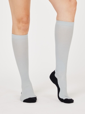copper infused compression socks - grey