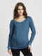 hashtag long sleeve maternity shirt - front 