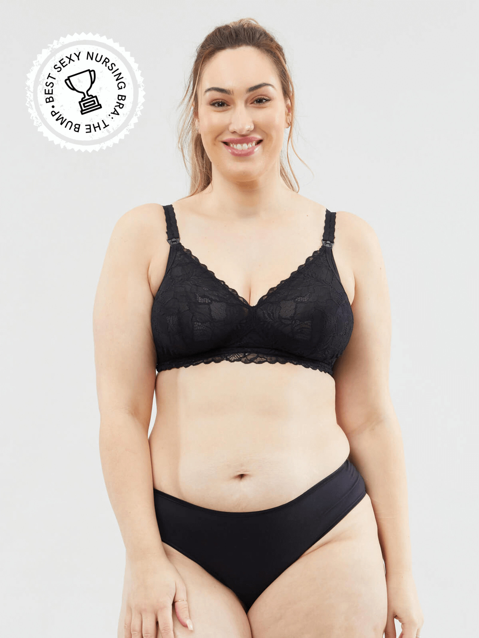 chantilly nursing bralette