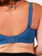 popping candy nursing bra - cobalt blue